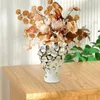 Vases Porcelain Ginger Jar Ceramic Vase Flower Arrangement Decorative Storage Canister For Party Shelf Bedroom Office Home Decoration