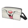 Cosmetic Bags Funny Bun-ny Face Bag Women Fashion Large Capacity Makeup Case Beauty Storage Toiletry