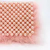 Taschen Kunstfell Perlen Abend Clutch Bag Frauen handgefertigt rosa Perlen Cover Dinner Party Geldtasche weibliche beliebte süße Umhängetasche