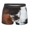 Sous-vêtements écossais Highland vache peau de vache texture sous-vêtements imprimés peau d'animal en cuir Boxer Shorts culottes slips respirant