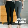 Women's Fleece Lined Leggings Thermal Warm Thickened Plush Slim Fit Winter Tights High Waisted Yoga Pants Cold Weather 231228