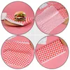 Bakningsverktyg 300 st Burger Pad Wrapping Paper Safe Food Red Pizza Home Exquisite Gift Creative