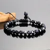 Strand 6MM Irregular Hematite Stone Natural Bracelet Men Handmade Light Polish Lava Beads Bangles Jewelry Gift For Friend Pulsera