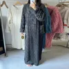 Women's Sleepwear Coral Fleece Women Nightgown Winter Thicken Loose Pockets Velvet Warm Twisted Texture Thermal Homewear Lady Nightdress