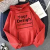 Custom Print Diy Tekst Foto Hoodies Vrouwen Aangepaste Hoodie Aanpassen Gepersonaliseerde Hoodie Drop Sweatshirts 231229