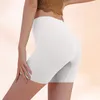 Body Shapers voor heren Zomer Ultradunne niet-markerende hoge damestop Shorts om onder jurken te dragen Sparkly Suits Dames Taille Sweat Wrap Cam-broek