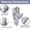 Riverruns fingerlösa fiskehandskar för män Kvinnor Fiskeutrustning Båtkajakpaddling Vamman som jaktar Vandring med att cykla 231228