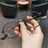 デザイナーCHクロスグラスフレームクロムブランドサングラス新しい眼鏡女性のレトロな汎用性のある文学ラウンドミオピアメンズハート高品質フレーム2024 07C8
