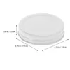Dinnerware 30 Pcs Tinplate Lid Jar Lids Canning Covers For Home Multipurpose Reusable Sturdy Seal Practical Replacement