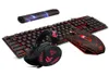 Toetsenbord-muiscombo's Gaming-toetsenborden met achtergrondverlichting Muizenpad en oortelefoonset 4 stuks Professionele optische gamers Ademhalingssets voor Deskt4364291