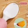 Äta träningsset Baby Spoons Forks Set Short Handtag Silicone Self Feed Treensils For Spädbarn Småbarn Food Training Safe 231229