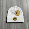 Fashion Designer Beanie for Women Men Brimless Beanie Hat Printed Classic Fashion Street Hats Smiling Face Luxury Autumn and Winter beanies