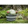 Plantenpot Berkenhars Whiskyvat Plantenbak Decoratieve bloempotten en plantenbakken Grote bloempot voor planten Tuinbonsai 231228