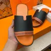 Hommes de luxe pantoufles classique talon plat chaussure sandales en cuir de veau diapositives en cuir de crocodile été paresseux grande mode maison plage diapositives décontractées