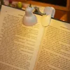 1 шт. Мини-лампа для чтения книг с защитой глаз, книжная лампа с зажимом, яркая теплая мини-настольная лампа с зажимом, включая батарею, портативные регулируемые лампы для ночного чтения книг.