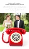 Audio Guest Book Wedding Phone with Rotation Dial Wedding Birthday Party Confession Audio Message