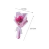 Decoratieve Bloemen Creatieve Transparante Pop Boeket Valentijnsdag Cadeau Voor Vriendin Grote Kunstmatige Thuis Tafeldecoratie Flores