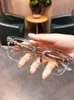 Designer Ch Cross Brillengestell Chromes Marke Sonnenbrillen Neue Brillen für Männer Frauen Trendy Retro Platte Große Myopie Herz Luxus Hochwertige Rahmen 2024 Vgon