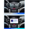 CarPlay 4G 9 "Car Radio Android för Honda 8 2008-2012 Spirior Accord 8 Multimedia Player Navigation GPS 2 DIN STEREO DSP