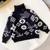 Pullover Designer Maglione per bambini Felpa con cappuccio Felpa con cappuccio per bambini Stampato di lusso Piviere Abbigliamento primaverile e invernale Ragazzi Ragazze Girocollo Taglia 9 Dhsee