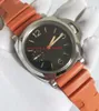 6 Stil V7 Kaliteli Klasik Erkekler Kol saatleri 47mm Siyah Dial Luminous 316 L Çelik Şeffaf Arka Kauçuk Kayış Cal. 3000 Mekanik Otomatik İş Erkek İzleme