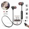 M5 bluetooth fone de ouvido esportes neckband magnético sem fio fone estéreo música metal com microfone para moblie phones3028382