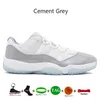 Heren 11 lage basketbalschoenen 11s Cementgrijs geel slangenleer Wit Concord Bred Citrus legend blue Cherry Closing Ceremony groene dames designer sneakers trainers