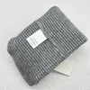 Beanie Designer Wool Hats luksus beneie kobiety solidny liter