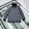 Herrkvinnor Designers Down Jackets Homme Winter Puffer Jacket Big Fur Hoody Apparel Fourrure Outwears Designer Canad M A C