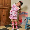 Giacche Cappotto da bambina per bambina 2024 Primavera Abbigliamento per bambini Stampato su due lati in cartone animato Versione coreana di carino