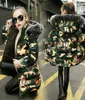 Retail High Christmas meisjes winter donsjas dikke camouflage warme jassen kinderen designer jassen mode katoenen jas met capuchon outwea8256761