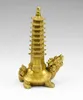 Pure copper dragon turtle nine layers wenchang tower fortune small place6369879