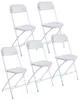 Nowe plastikowe krzesła składane na imprezę weselną Krzesło komercyjne białe gyq5044046