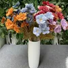 Dekoratif Çiçekler 83cm8 Çatal Yapay Gül Pencere Ekranı Sahne İpek Çiçek Düğün Dekorasyon Yol Kılavuzu ve Düzenlemesi