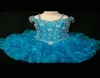 Little Rosie Cupcake Pageant Dresses for Girls 2017 Princess Toddler Pageant Dress with Ruffles Organza Skirt and Bling Bling Crys4229804