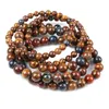 Strand Fashion Pietersite Bracelet Natural Stone Loose Beads 8 Mm For Women Men Friend Birthday Holiday Gift