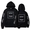 Hoodies personalizados diy imagem impressão roupas esportivas personalizadas casual masculino feminino moletom com capuz pulôver 7 cores 231229