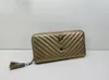 Cassandre 10A portafoglio di alta qualità borsa di design portafoglio da donna di lusso portamonete con patta portafoglio portacarte porte monnaie borsa da donna di design