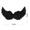 Angel Halo Headband Black White Feather Christmas Festival Performance Party Faver Angel Aplic Angel Cosplay Wings 231229