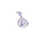 Nya Victoria Sparkling Luxury Jewelry 925 Sterling Silverrose Gold Fill Drop Water White Topaz Pear Cz Diamond Women Pendant Chai3313549