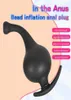 Itens de massagem Silicone Inflável Anal Plug 21 cm Butt Plug Ass Sex Toys para Mulheres Vagina Estimulação Ânus Expansão Massagem Sexo Ap1205844