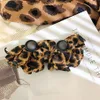 FYUAN Orecchini pendenti in tessuto leopardato alla moda per le donne Orecchini pendenti oversize della Boemia Orecchini pendenti per gioielli da festa237e