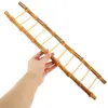 Conjuntos de vajilla 1pc Simulación Escalera de bambú Mini Po Prop Sashimi Placa Decoración