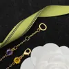 Braccialetti di moda di lusso con diamanti multicolori, firmati con lettere, braccialetti per donna, gioielli di compleanno, San Valentino, Gi191Z