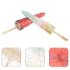 Parapluies 2pcs style japonais papier parapluie petit pographie accessoire décor de vacances