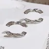 Lüks Star Diamond Stud Tasarımcı Kadınlar İçin Küpe Küpeler Paslanmaz Çelik Küpe Saplamalar Marka Mektubu Küpe Takı Sevgililer Günü Düğün Hediyeleri