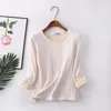 Winter Velvet Thickened Undershirt Women Striped Cotton Thermal Underwear Warm Sling Long Sleeve Top Bottoming Cozy Clothing 231229