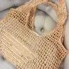 Tote bag Handbags Designer bag Embroidered Women's Bag Hollow Rafia Straw Hat Luxury Brand Summer Beach Woven Bag Handbag Apricot Yellow Black