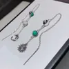 Orecchini in argento di moda di design di lusso Orecchini Earline Orecchini pendenti Gioielli da regalo di compleanno per feste di matrimonio da donna Alta qualità con scatola