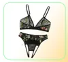 Artı Boyut Kadın Seksi Lingerie Şeffaf Bralette Set Dantel İç Çamaşır Sütyen ve Panty Setleri Sutia Bra vs Ropa İç5153114